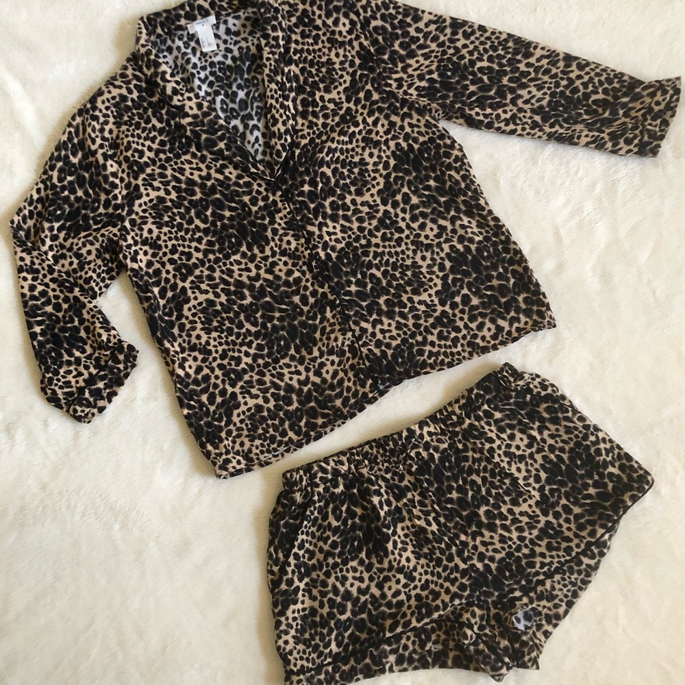 Matching Cheetah Pajama Set